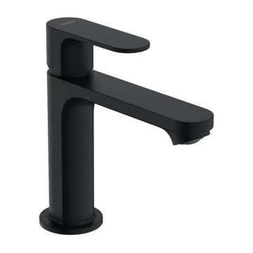 Baterie lavoar Hansgrohe Rebris S 110, 3/8'',cu ventil Pop-Up, negru mat -  72517670