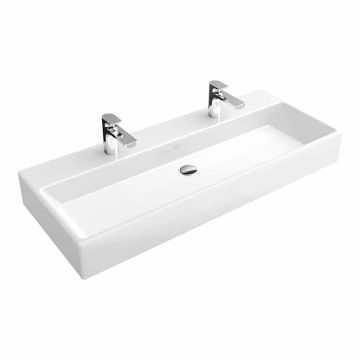 Lavoar dublu Villeroy &amp; Boch Memento 120 cm alb alpin