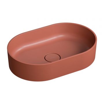 Lavoar pe blat Omnires Ovo M+ Terracotta Mat