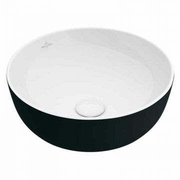 Lavoar pe blat Villeroy &amp; Boch Artis Rotund 43 cm Negru