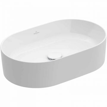 Lavoar pe blat Villeroy &amp; Boch Collaro 56 cm Alb