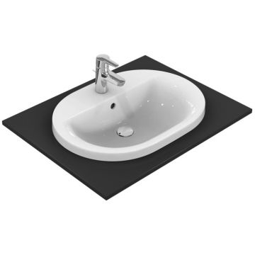 Lavoar Ideal Standard Connect Oval 62x46 cm, montare in blat, alb -  E504001