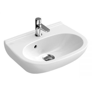 Lavoar compact Villeroy & Boch, O.Novo, 45 cm, alb alpin