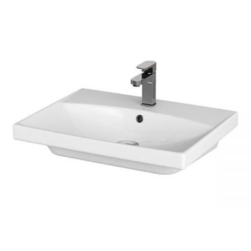 Lavoar pentru mobilier Cersanit, City, 60 cm, alb