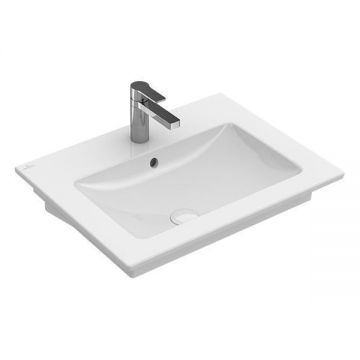 Lavoar pentru mobilier Villeroy & Boch, Venticello, dreptunghiular, 65 cm, alb alpin