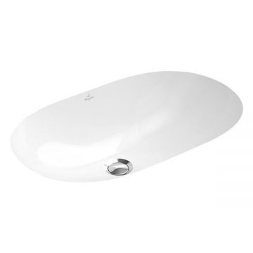 Lavoar sub blat Villeroy & Boch, O.Novo, oval, 60 cm, alb alpin