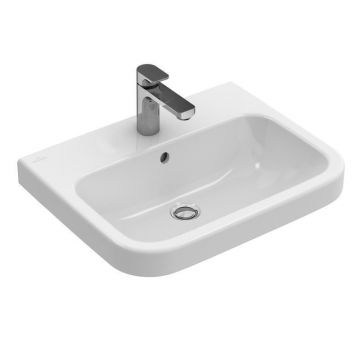 Lavoar suspendat Villeroy & Boch, Architectura, dreptunghiular, 60 cm, alb alpin