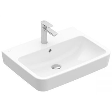 Lavoar suspendat, Villeroy & Boch, O.Novo, dreptunghiular, 55 cm, alb alpin