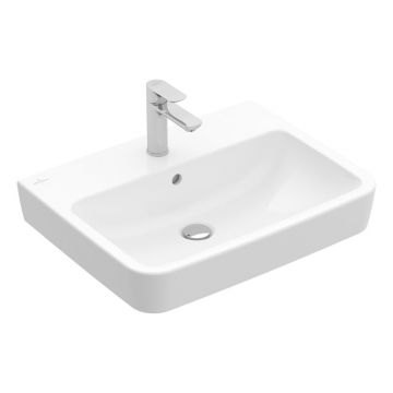 Lavoar suspendat, Villeroy & Boch, O.Novo, dreptunghiular, 60 cm, alb