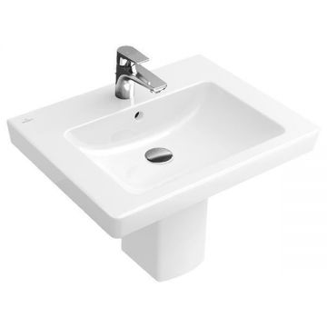 Lavoar suspendat Villeroy & Boch, Subway 2.0, 60 cm, alb alpin