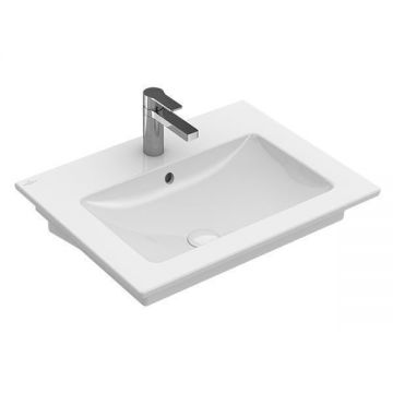 Lavoar suspendat Villeroy & Boch, Venticello, dreptunghiular, 60 cm, alb alpin