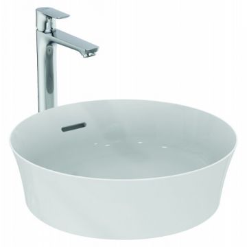 Lavoar pe blat Ideal Standard Ipalyss 40 cm rotund, cu preaplin - Dimensiune 40 cm