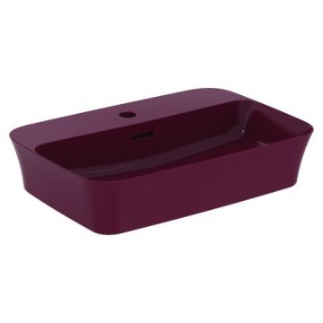 Lavoar pe blat Ideal Standard Ipalyss 55x38 cm, cu orificiu baterie - Dimensiune 55x38 cm