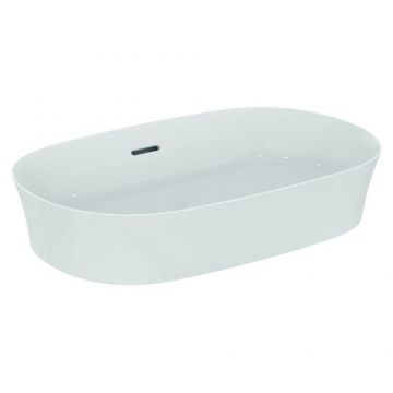 Lavoar pe blat Ideal Standard Ipalyss 60x38 cm, alb lucios cu preaplin - Dimensiune 60x38 cm