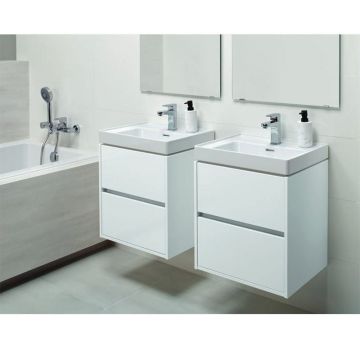 Lavoar pentru mobilier Cersanit, Crea, latime de 44.5 cm, alb