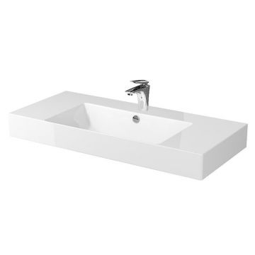 Lavoar pentru mobilier, Cersanit, Inverto, 100 cm, alb