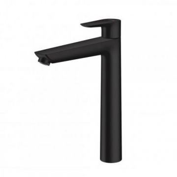 Baterie inalta lavoar Hansgrohe Talis E 240, negru, cu ventil - Culoare Negru