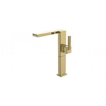 Baterie inalta lavoar Wellis Aurum, auriu - Culoare Gold