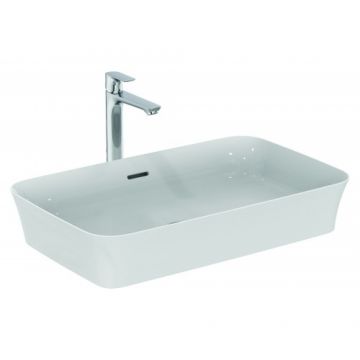 Lavoar pe blat Ideal Standard Ipalyss alb lucios, 65x40 cm - Dimensiune 65x40 cm