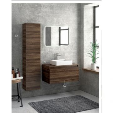 Mobilier Space 80cm Cu Blat Din MDF - Karag - Culoare elvezia 8502