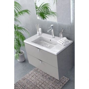 Mobilier Suspendat Siena 60 cm Gri mat - Oristo - Dimensiune 60 cm