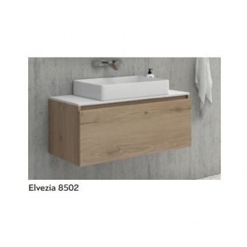 Baza Mobilier SPACE 80 cm Cu Blat Din Compozit - Karag - Culoare elvezia 8502