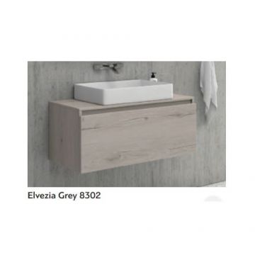 Baza Mobilier SPACE 80 cm Cu Blat Din Compozit - Karag - Culoare elvezia grey 8302