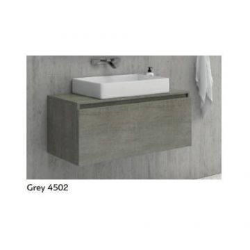 Baza Mobilier SPACE 80 cm Cu Blat Din Compozit - Karag - Culoare grey 4502