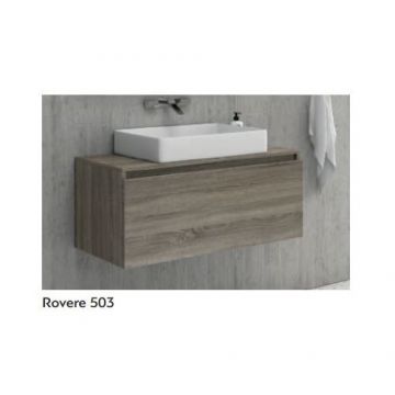 Baza Mobilier SPACE 80 cm Cu Blat Din Compozit - Karag - Culoare rovere 503