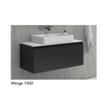 Baza Mobilier SPACE 80 cm Cu Blat Din Compozit - Karag - Culoare wenge 7402