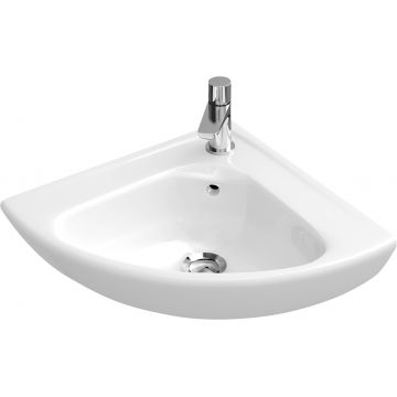 Lavoar de colt Villeroy & Boch O.Novo 41.5x41.5mm alb alpin