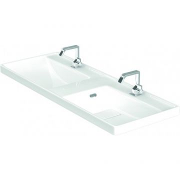 Lavoar dublu Karag Quattro 8120, 120x47x19 cm - Dimensiune 120cm