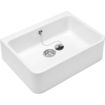 Lavoar tip bol Villeroy & Boch O.Novo 59.5x50cm  cu preaplin  alb Alpin