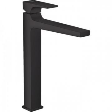 Baterie inalta lavoar Hansgrohe Metropol 260, cu ventil - Culoare Negru