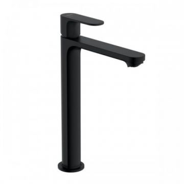 Baterie inalta lavoar Hansgrohe Rebris S 240 cu ventil Pop-Up - Culoare Negru