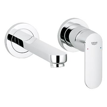 Baterie lavoar Grohe Eurosmart Cosmopolitan de perete fara ventil montaj incastrat - parte exterioara necesita corp ingropat pentru functionare