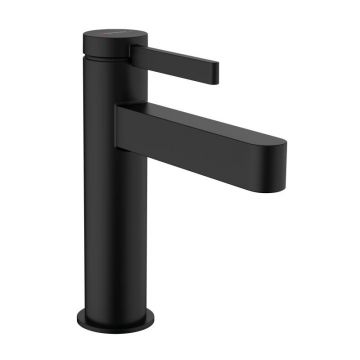 Baterie lavoar Hansgrohe Finoris 100  ventil pop-up  negru mat