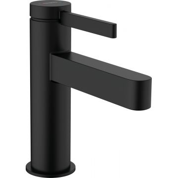 Baterie lavoar Hansgrohe Finoris 100  ventil push-open  negru mat