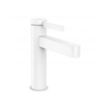 Baterie lavoar Hansgrohe Finoris 110, cu ventil - Culoare Alb pal