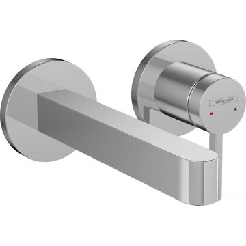 Baterie lavoar Hansgrohe Finoris cu pipa 168mm montaj incastrat necesita corp ingropat crom