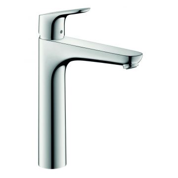 Baterie lavoar Hansgrohe Focus 190 ventil pop-up pentru lavoar tip bol crom