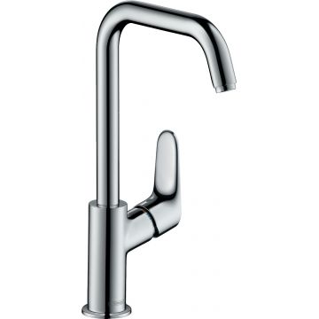 Baterie lavoar Hansgrohe Focus 240 cu pipa rotativa  fara ventil  crom