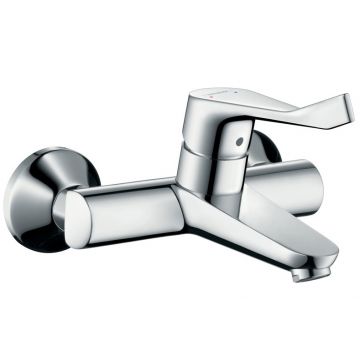 Baterie lavoar Hansgrohe Focus de perete  maner lung  fara ventil