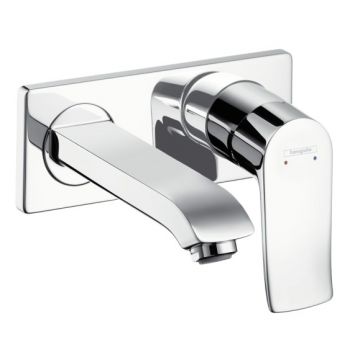 Baterie lavoar Hansgrohe Metris 165 de perete montaj incastrat necesita corp ingropat