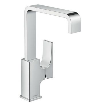 Baterie lavoar Hansgrohe Metropol 230 inalta  ventil push-open