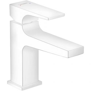 Baterie lavoar Hansgrohe Metropol, cu ventil - Culoare Alb