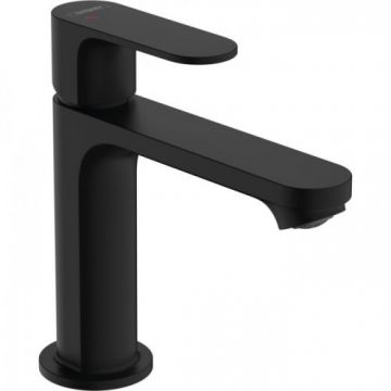 Baterie lavoar Hansgrohe Rebris S 110 CoolStart, ventil pop-up - Culoare Negru