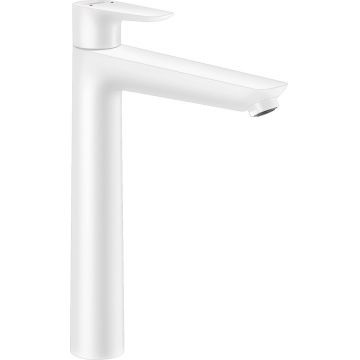 Baterie lavoar Hansgrohe Talis E 240  ventil pop-up  pentru lavoar tip bol  alb mat