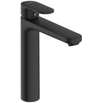 Baterie lavoar Hansgrohe Vernis Blend 190  pentru lavoar tip bol  fara ventil  negru mat