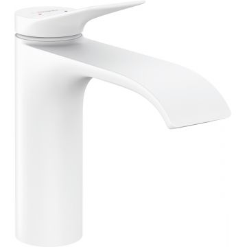 Baterie lavoar Hansgrohe Vivenis 110  fara ventil  alb mat